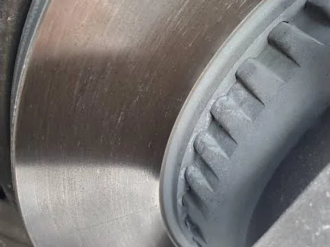 Smooth, even Mercedes-Benz brake rotor surface