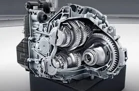 Cutaway of a Mercedes-Benz 724 series front-wheel-drive dual-clutch transmission