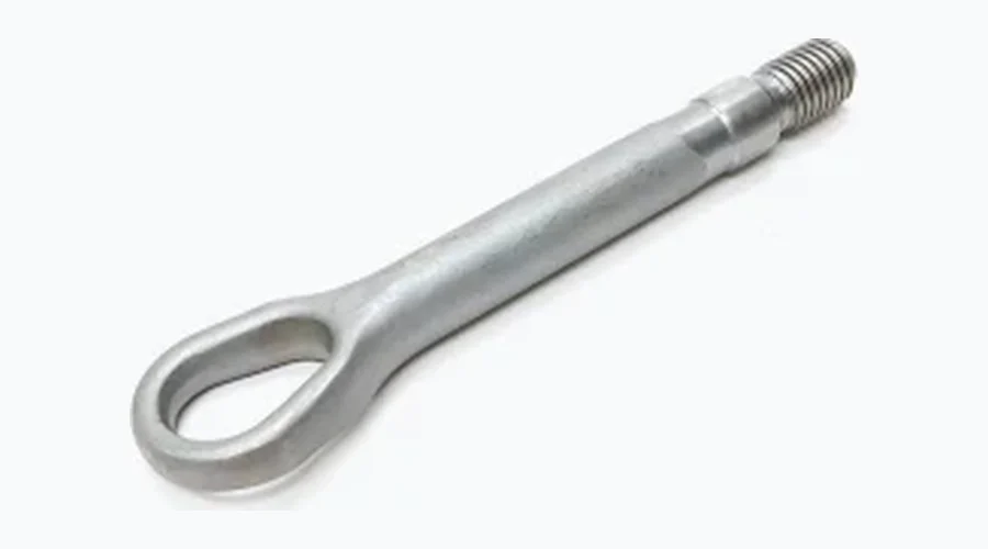 Mercedes-Benz screw-in tow hook with a threaded end